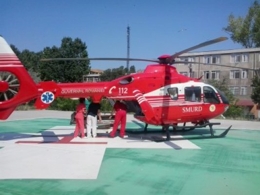 Două misiuni cu elicopterul SMURD la Constanţa